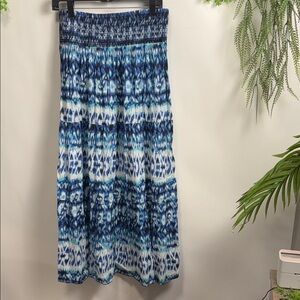 Jessica Oceanic Patterned Maxi Skirt